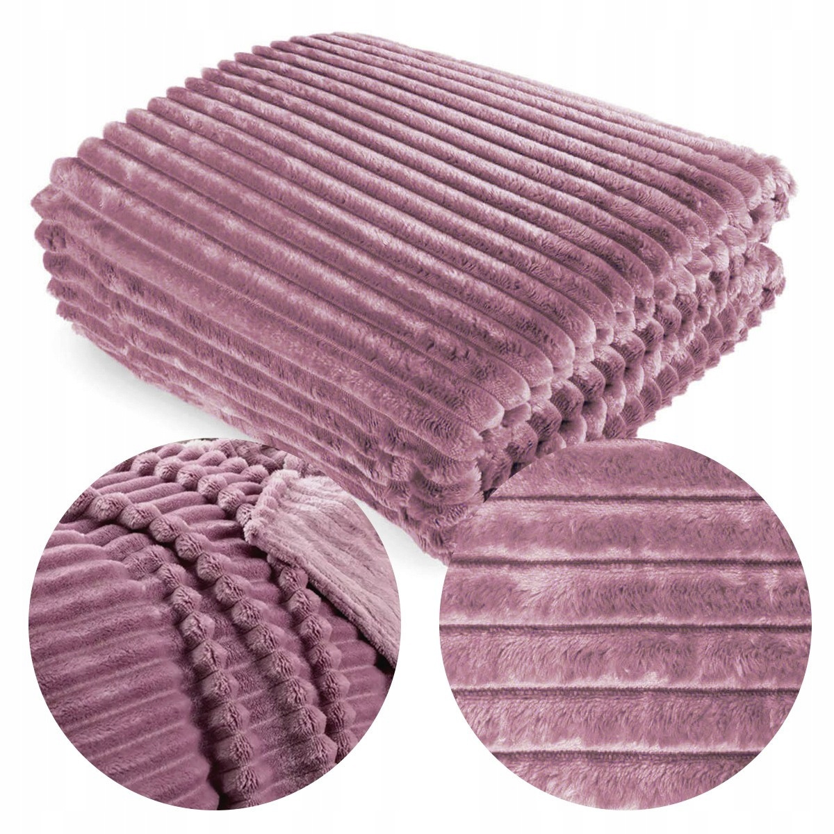 Koc Cadence – elegancki design i tłoczone pasy