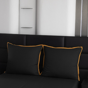 Bedding set 160 x 200 3 pcs Smooth with Lace Brandon 04