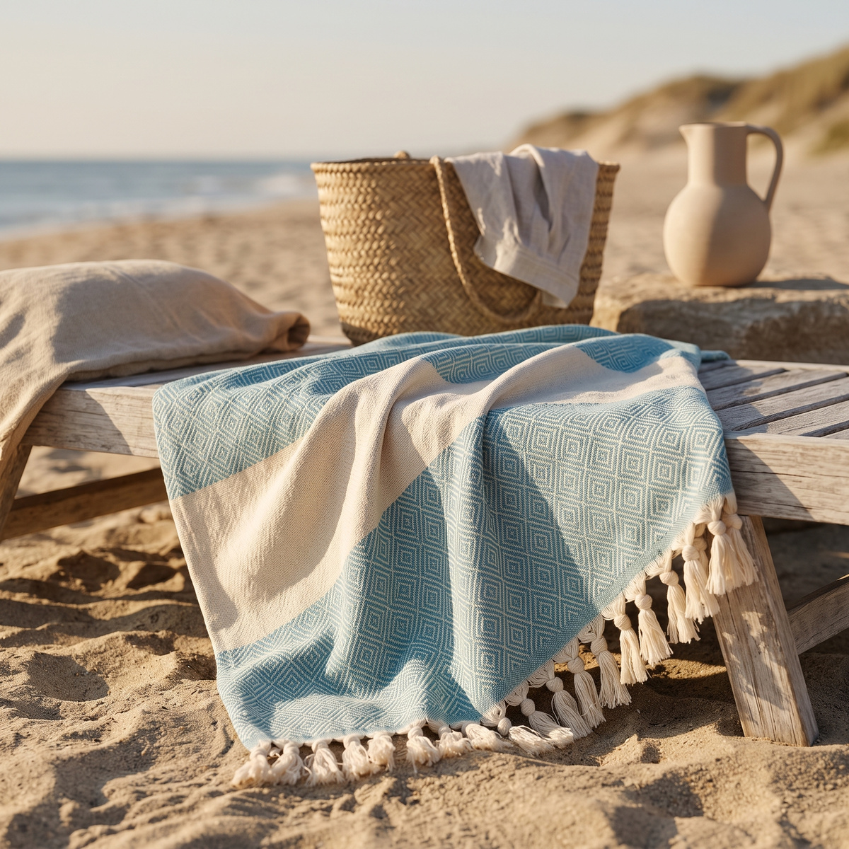 Ręcznik plażowy Peri Hamam Elmas uniwersalne zastosowanie