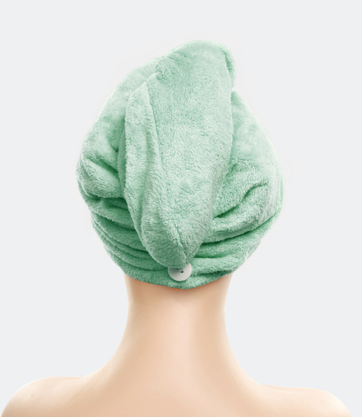 Turban 65 x 25 Ręcznik Mikrofibra Aki Mięta