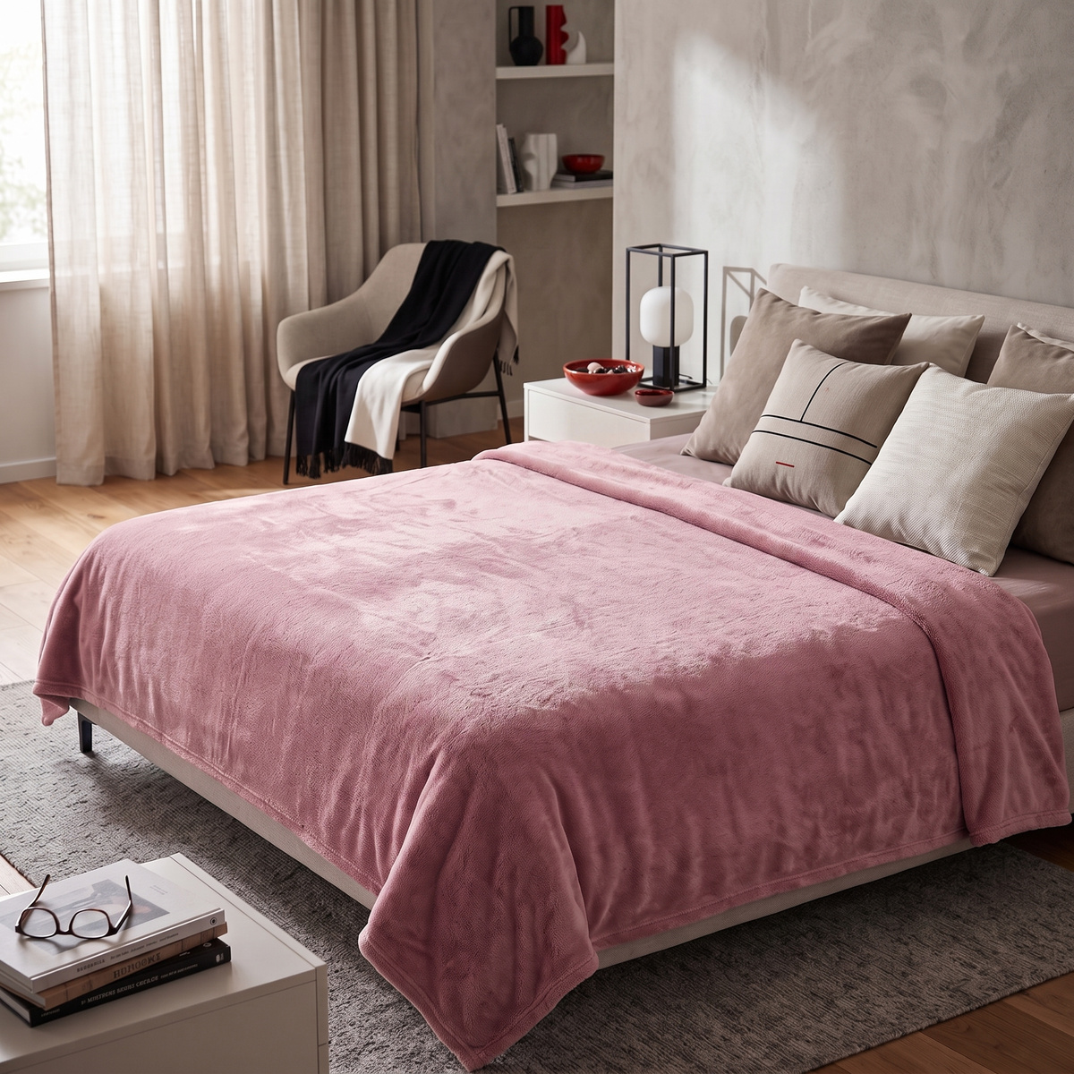 Koc Juana 200x220 – elegancki design i jednolita kolorystyka