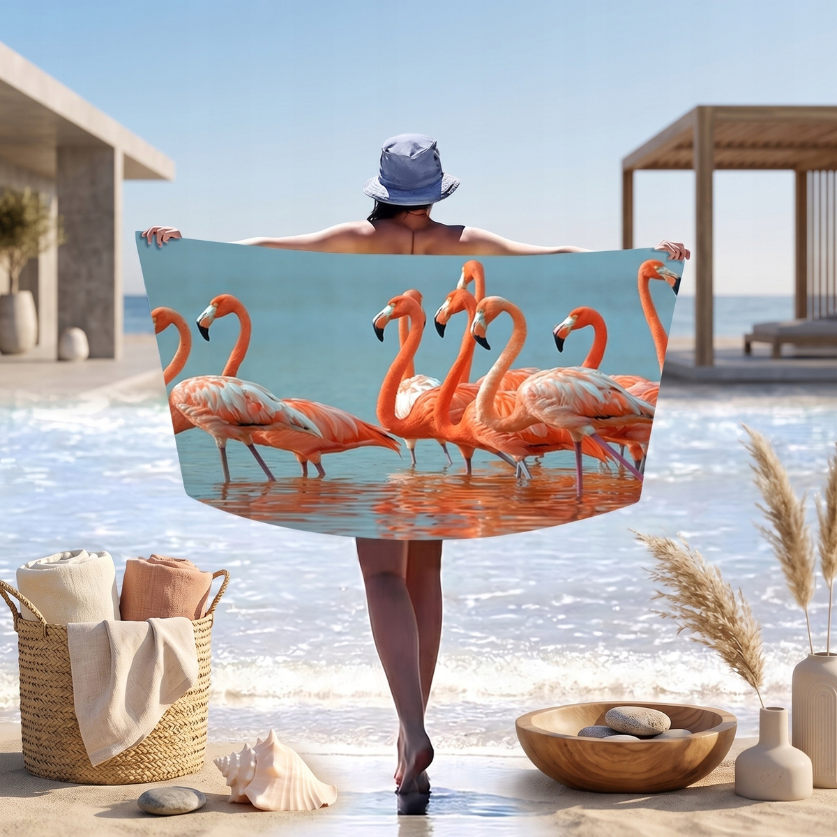 Ręcznik kąpielowy Holiday duży rozmiar 100x180