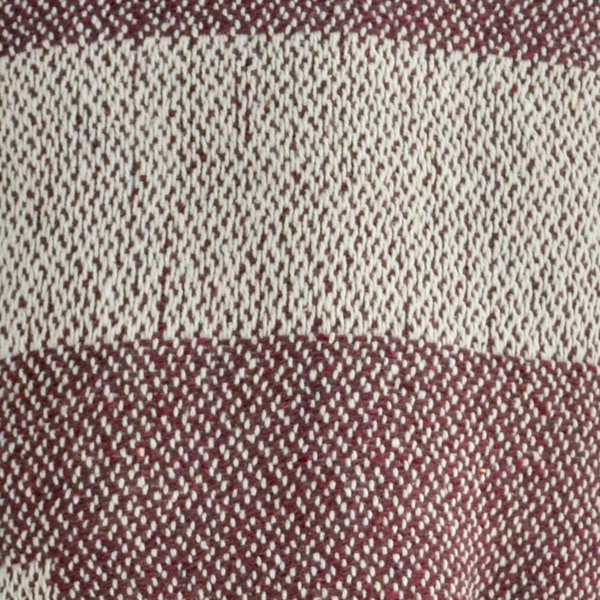 Koc 150 x 200 Bawełniany Boho Aredo 11 Bordo