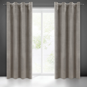 Curtain 140 x 250 Decorative Velvet Milo Ash