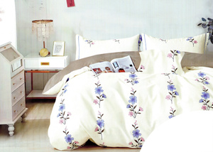 Bedding 200 x 220 3pc Satin Cotton No. A1533