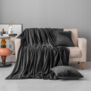 150 x 200 Microfiber Solo Blanket Black