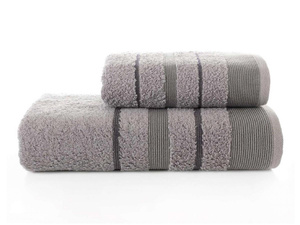 Komplet Ręczników Bawełna 2 szt Regal Grey