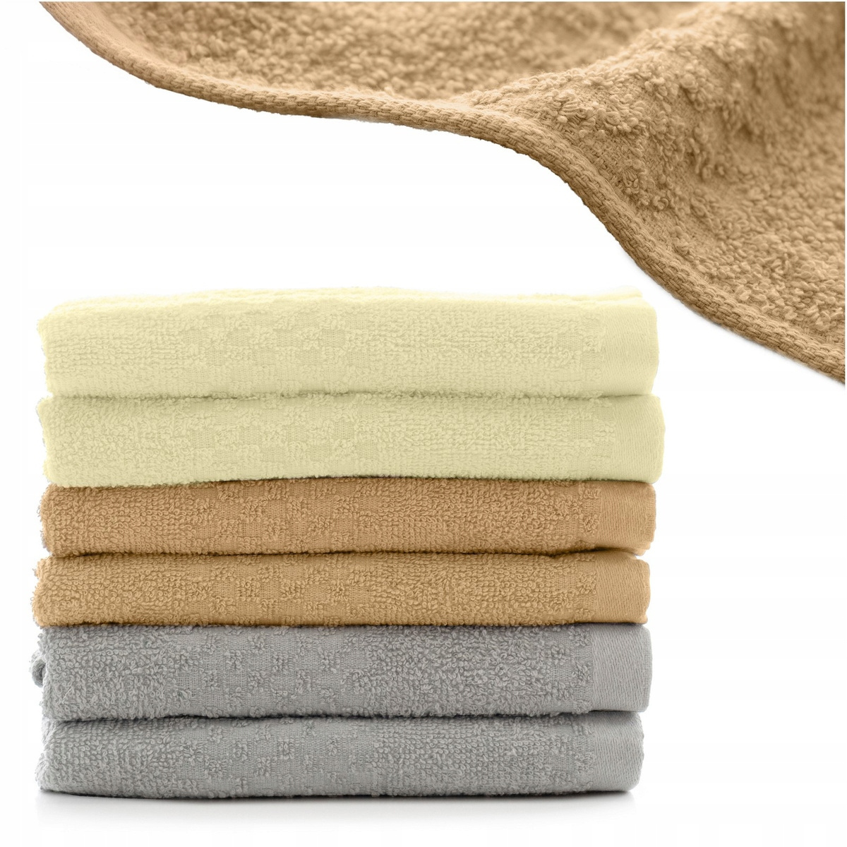 Komplet ręczników Narcis – naturalna bawełna frotte