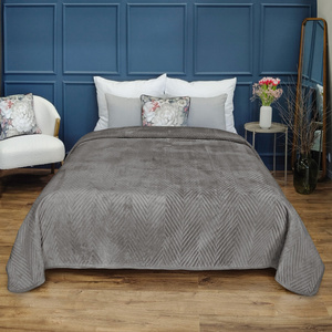 Narzuta 220 x 240 Jodełka Welurowa Caden 01