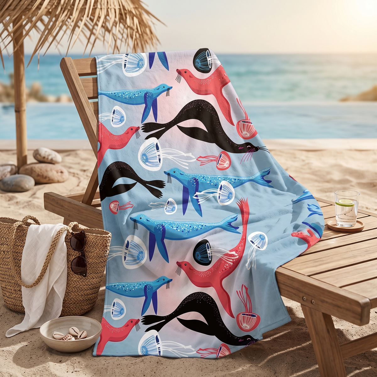 Ręcznik plażowy Holiday 109 – wysoka trwałość i staranne wykończenie