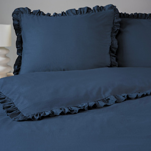 Bedding 220 x 200 3 pcs Pure Cotton with Ruffles 08