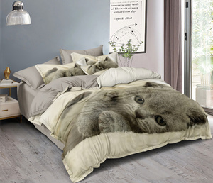 Bedding 140 x 200 2pcs Microfiber 3D Andreas 3029