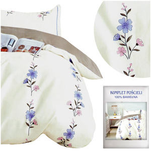 Bedding 200 x 220 3pc Satin Cotton No. A1533