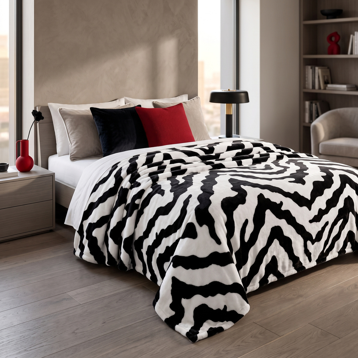 Koc Nico 160x200 cm jako elegancka narzuta na łóżko