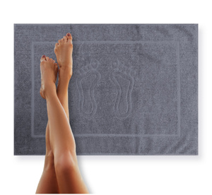 Bathroom Rug Sora 50 x 70 06 400 g/m2 Steel
