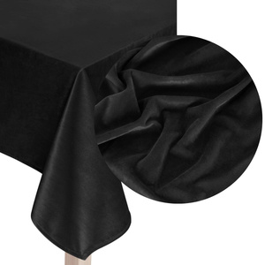 Bieżnik 60 x 120 Dekoracyjny Velvet Soft Czarny