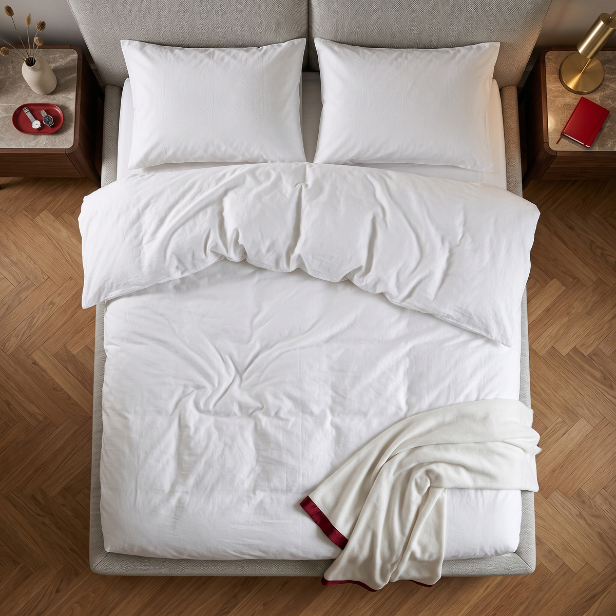 Pościel bawełniana Juan Łóżkoholicy – hotelowa elegancja w bieli