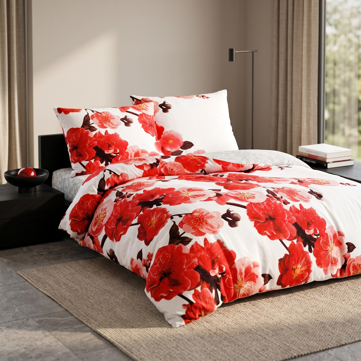Pościel satynowa Elway 160x200 – wyrafinowany design