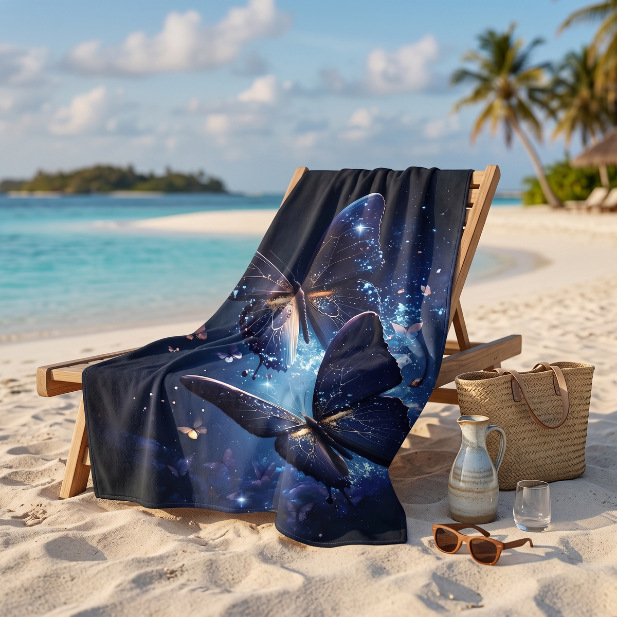 Ręcznik plażowy Holiday duży rozmiar 100x180