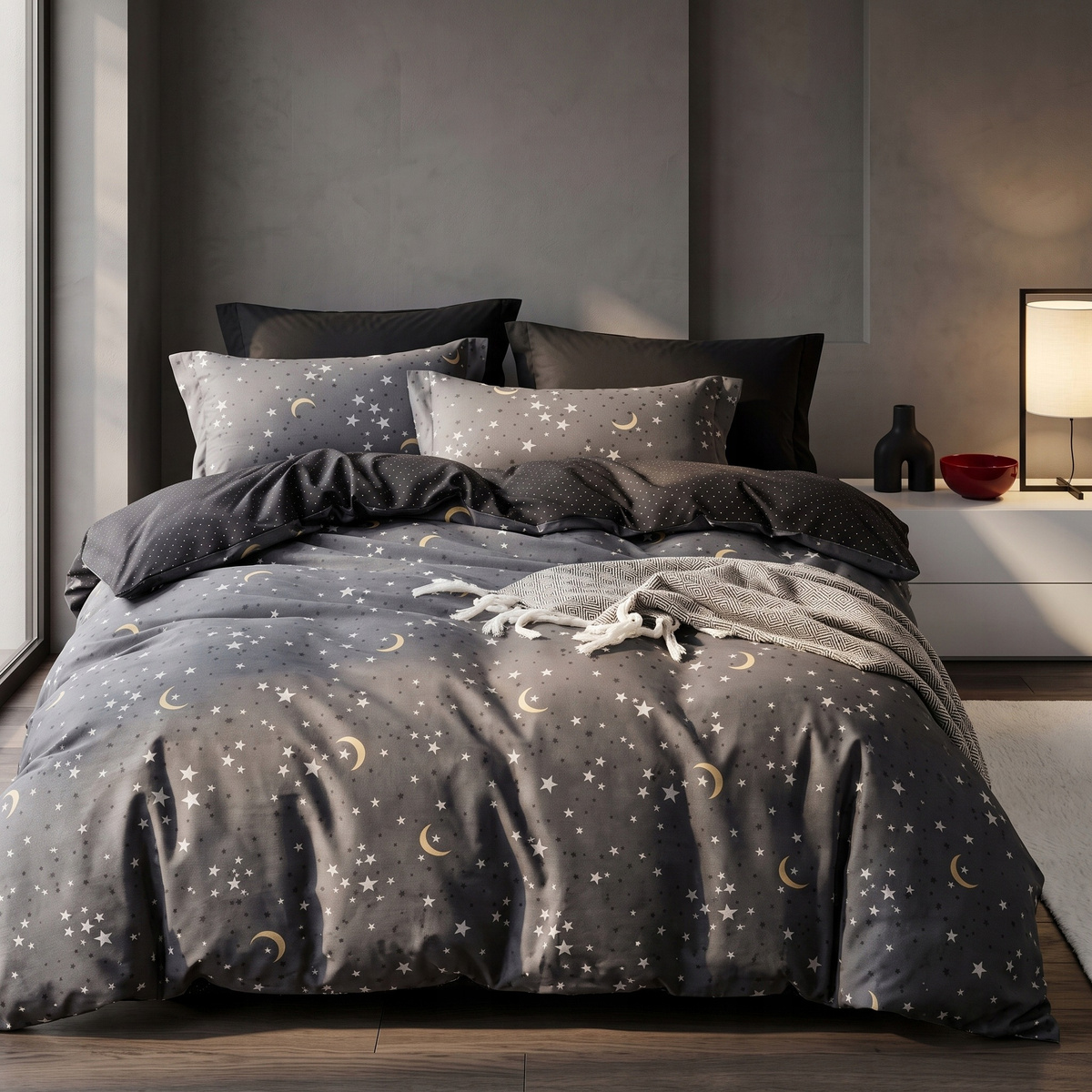 Pościel satynowa bawełniana 160x200 model A1190 – staranne wykończenie detali