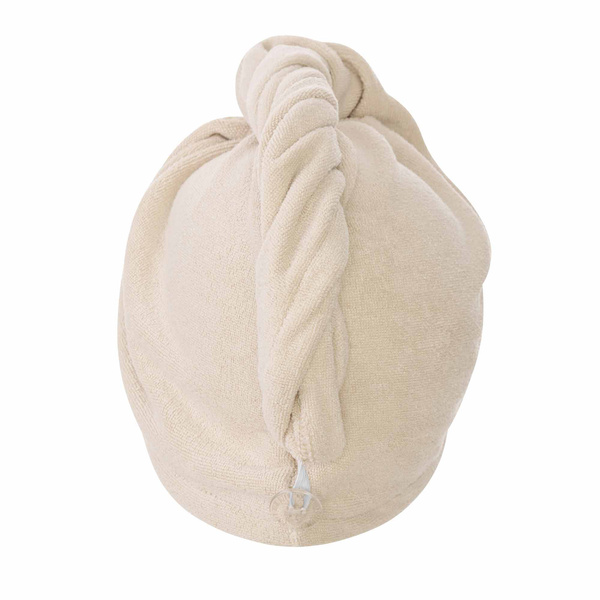 Turban 63 x 24 Ręcznik Active Mikrofibra Beżowy