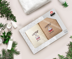 Komplet Ręczników 2szt. 70x140 Luba 34