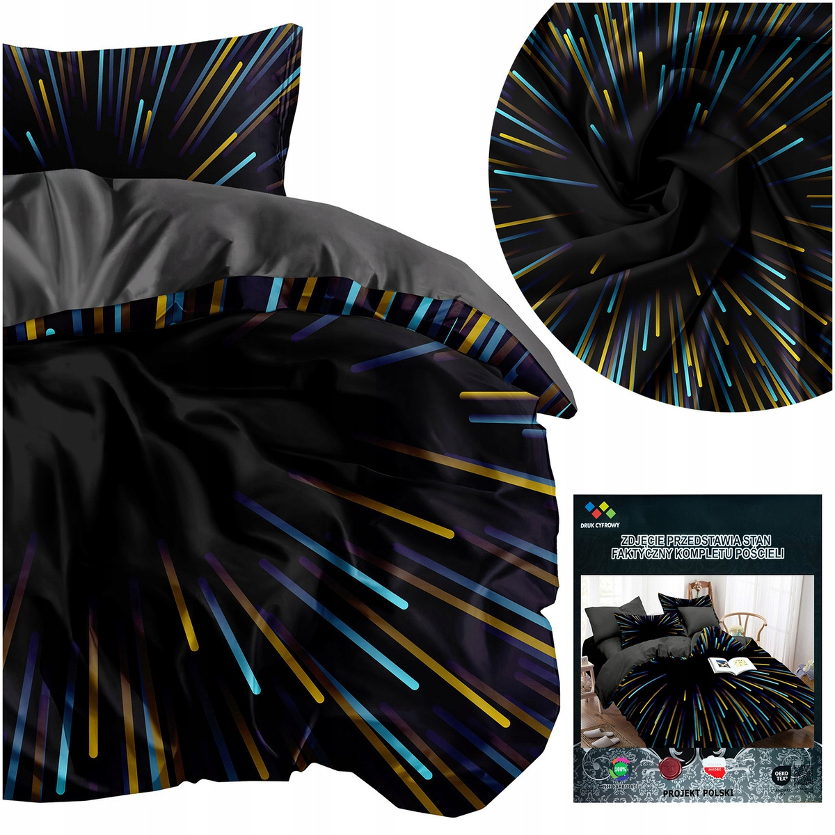 Pościel Andreas nowoczesny design 3D