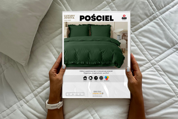 Pościel 160 x 200 4cz z Falbaną Luxury Jowita 05