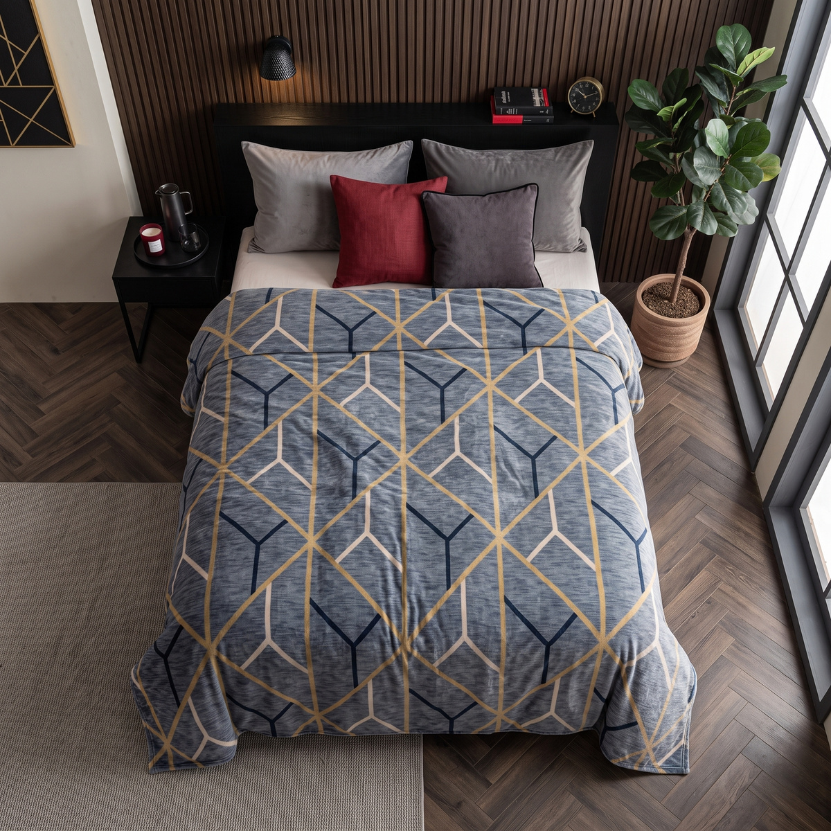 Koc narzuta Inger 160x200 – elegancki element dekoracyjny wnętrza
