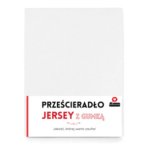 Prześcieradło 160 x 200 Jersey z Gumką Gaja 14