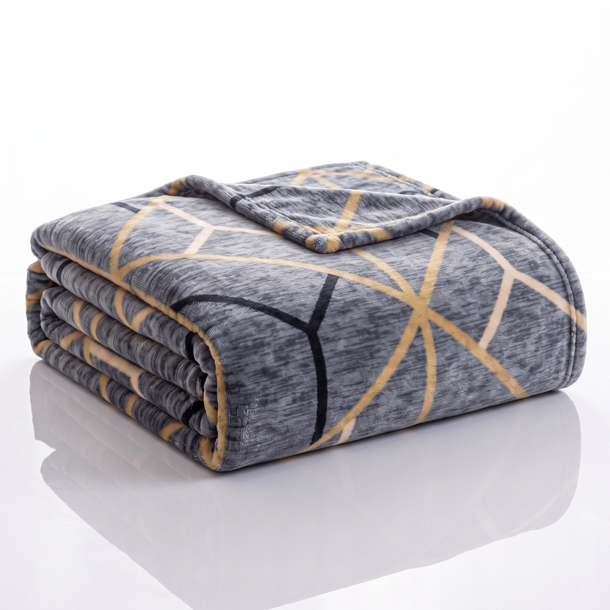 Koc Inger mikrofibra szary – ponadczasowy design i relaks