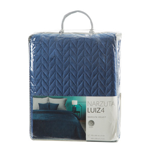 Narzuta 170 x 210 Pikowana Velvet Luiz4 Granat