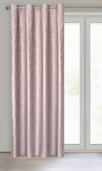 Zasłona 140 x 250 Dekoracyjna Velvet Marsala Róż