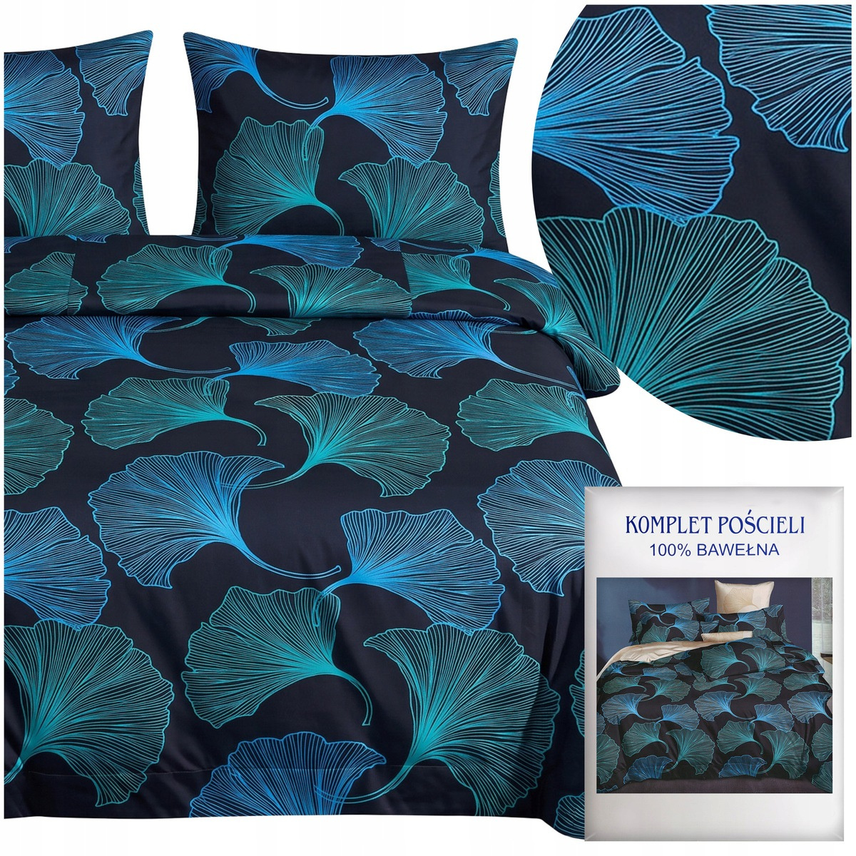 Pościel satynowa AIDA 160x200 naturalny skład bawełny