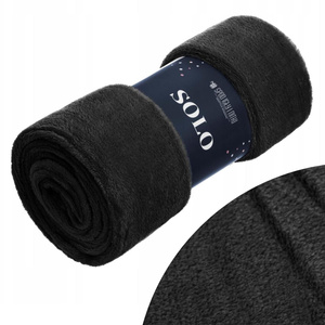 150 x 200 Microfiber Solo Blanket Black