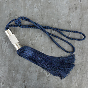 Decorative Cord for Curtains 76 x 38 Mona Navy Blue