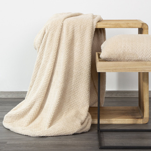 Koc 150 x 200 Mikrofibra Design Cindy3 Beż