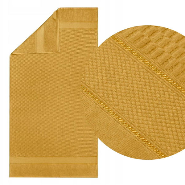Ręcznik 100 x 150 Bawełna Peru 500g/m2 Welur Muszt