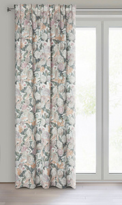 Curtain 140 x 270 Decorative Irma Braces Green+Beige