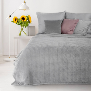 Koc 170 x 210 Mikrofibra Design Cindy4 Srebrny