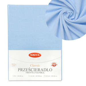 Prześcieradło 70 x 140 z Gumką Frotte CLASSIC 24