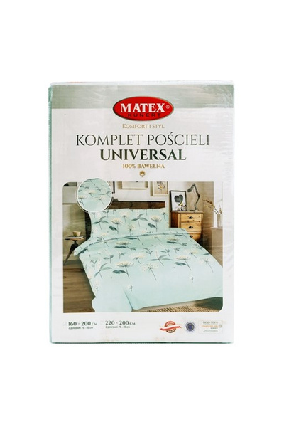 Pościel 220 x 200 Bawełniana UNIVERSAL MATEX 01