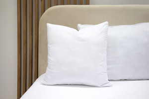 Cotton pillowcase 45 x 45 Uniform Ola White White