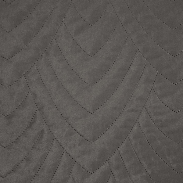 Narzuta 200 x 220 Pikowana Velvet Luiz6 Grafit