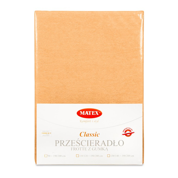 Prześcieradło 120 x 200 Frotte z Gumką CLASSIC 08