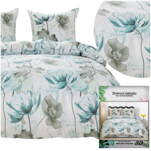 Pościel 160 x 200 3cz Satynowa Maria 3054