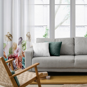 Curtain 140 x 250 Decorative Przel Nikola B+Green